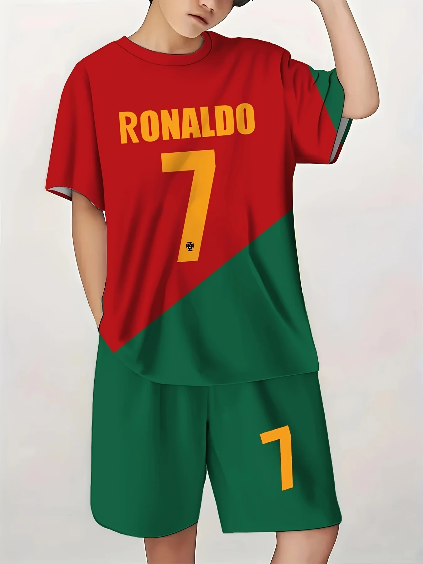 2025 Fashionable Football Equipment T-Shirt And Shorts Sports Suit for Outdoor Wear