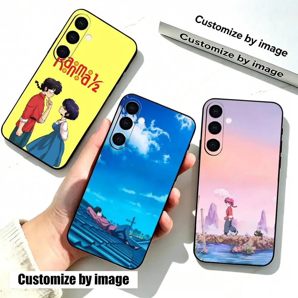 Manga Comics Saotome R-Ranma  Phone Case For Samsung Galaxy A73,A72,A71,A70,A53,A52,A51,Soft Silicone Black Cover