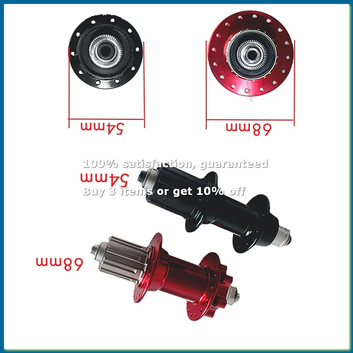 3 Pack Bike Spoke Protector Flywheel Spokes Guard Plastic Cover for Bicycle Rear Wheel 54mm Cassette Hub-FABY