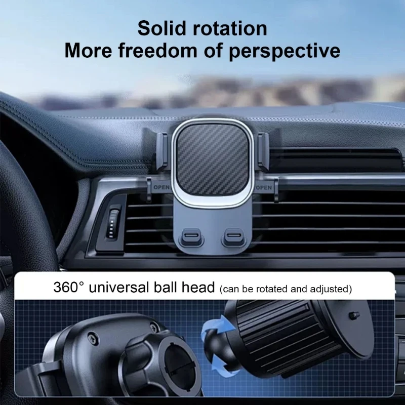 360Rotation Car Phone Holder for Car Air Vent Mount Phone Holder Stand