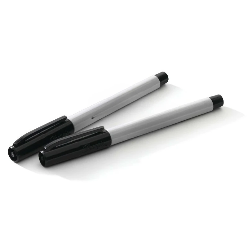 Permanent Marker, Ultra Fine Point, Black, 2-Pack
