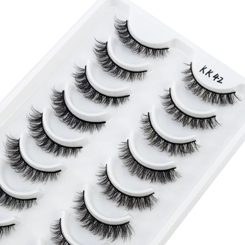 HBZGTLAD Russische Streifenwimpern, 10 Paar, 3D-Nerzwimpern, natürliche Wimpern, dramatische falsche Wimpern, Großhandel, Wimpernverlängerung – Detail 38
