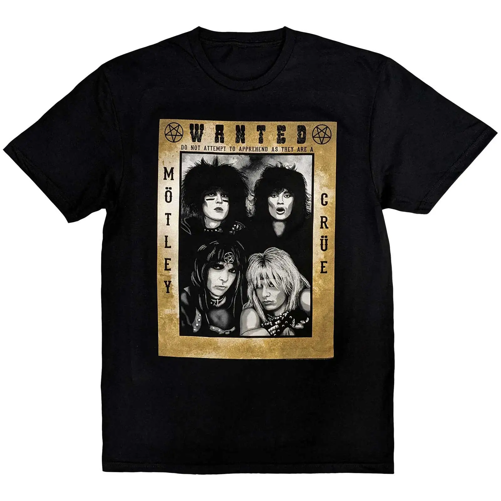Summer Hot Motley Cruer Graphic Cotton T-shirt Unisex Summer Short Sleeve Fashion Brand Tee Luxury Casual Vintage Tees