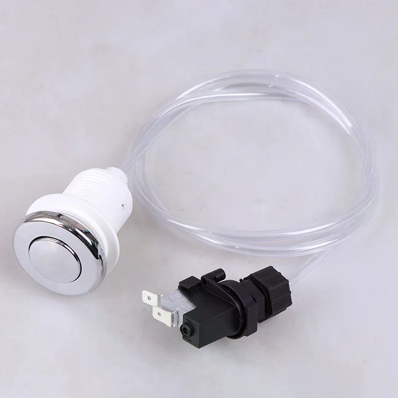 16A 250V On Off Push Air Button Switch Jet Tool Set Pneumatic Air Pressure Switch Knob Bath Spa Tubing Kits For Home Tools