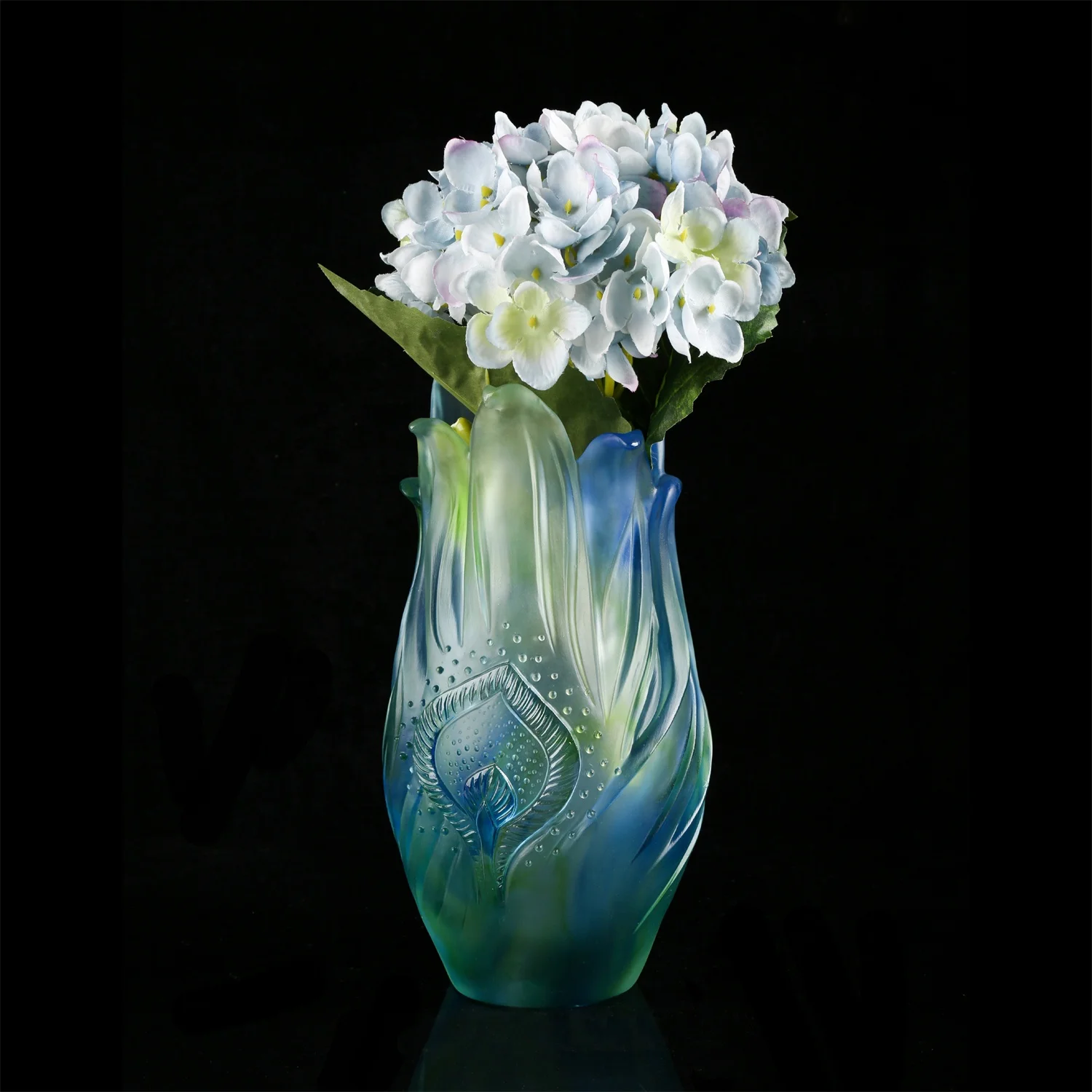 %W# Ready to Ship Unique Crystal Flower Vase Living Room Glass Vase