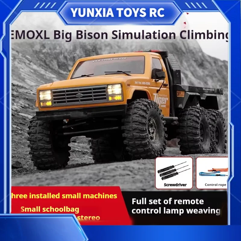 CROSSRC full-size 1:8 EMO XL ARTR 6X6 Big Buffalo RC electric remote control six wheel drive climbing vehicle off-road vehicle