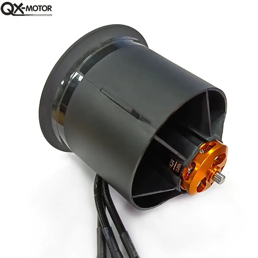 

QX-MOTOR 70mm 80mm EDF 12 Blades Ducted Fan With Brushless Motor use 80A 100A 120A 160A ESC For RC Multiaxis Jet plane Parts