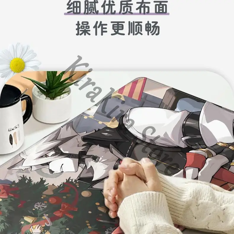 Soukaku Large Waterproof Hoshimi Miyabi Mouse Mat Cosplay Zenless Zone Zero Nicole Demara Anime Keyboard Pad Ellen Joe Decor