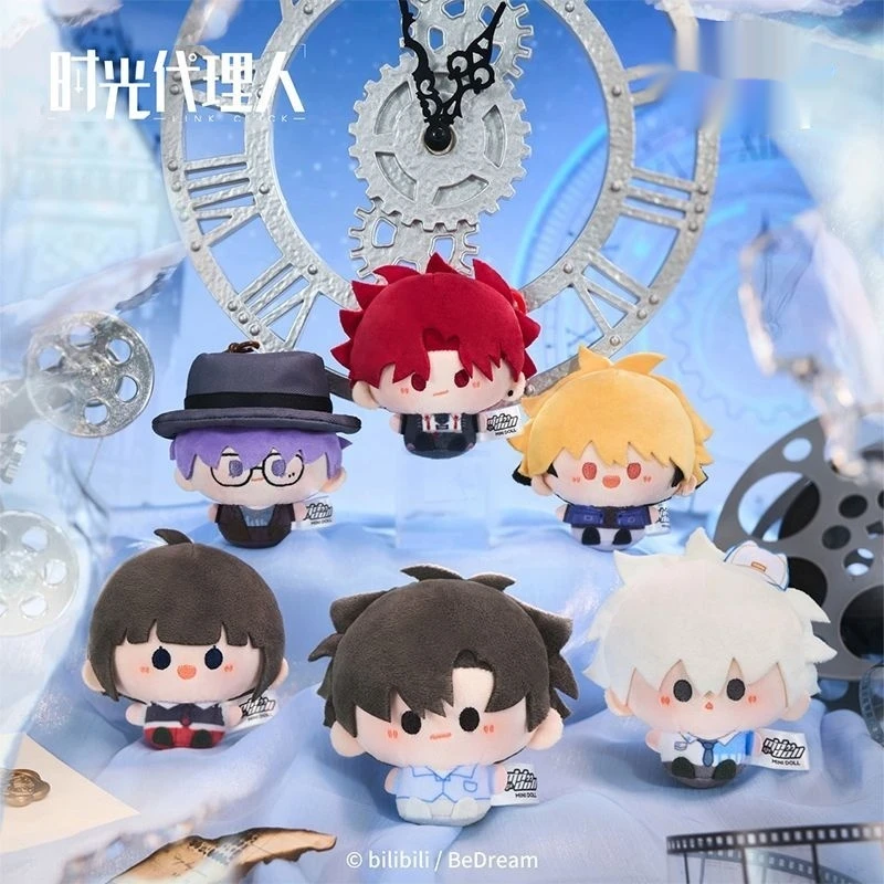 Official Link Click Reverse Time Journey Series Lucas Model Plush Doll Round Plump Desktop Ornament Stuffed Pendant Collect Gift