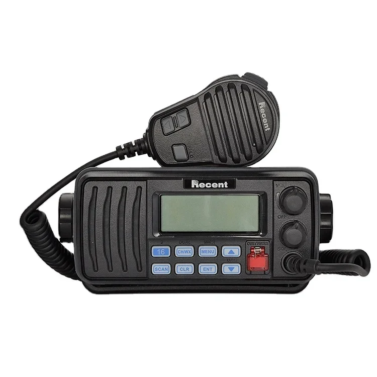 Rádio impermeável antena Hf Transceiver, Marinha Vhf rádio marinho fixo com DSC, Novo, 2024