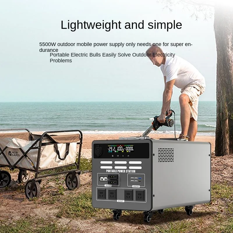 Factory Direct LiFePO4 2500W-5500W Portable Power Station 3200Wh-9280Wh with Dual XT90 Fast Ports for Home Off-Grid Backup