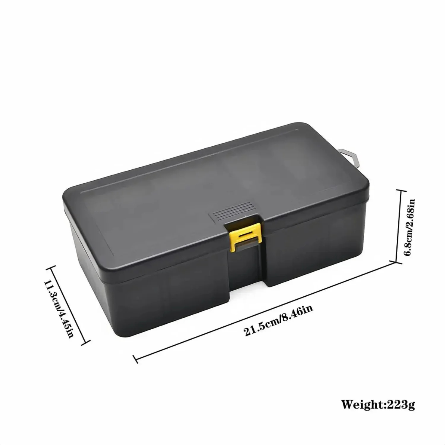 

[ "Large Capacity Fishing Tackle Box with Fishing Accessories Tools and Fish Hook Lures", "Durable Fishing Supplies Box with