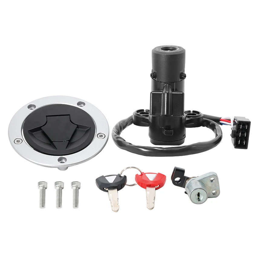 Ignition Switch Seat Lock Key Fuel Cap Suit For Kawasaki ZX600 Ninja ZX-6R ZX1000 Ninja ZX-10R 27045-5388 27005-5145 27016-5309