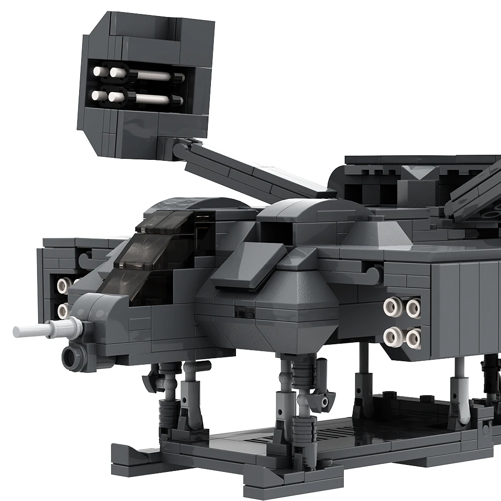 676PCS MOC Aliens Cheyenne Dropship and APC Model DIY Kits Building Blocks Juguetes For Kids Toys Birthday Gifts