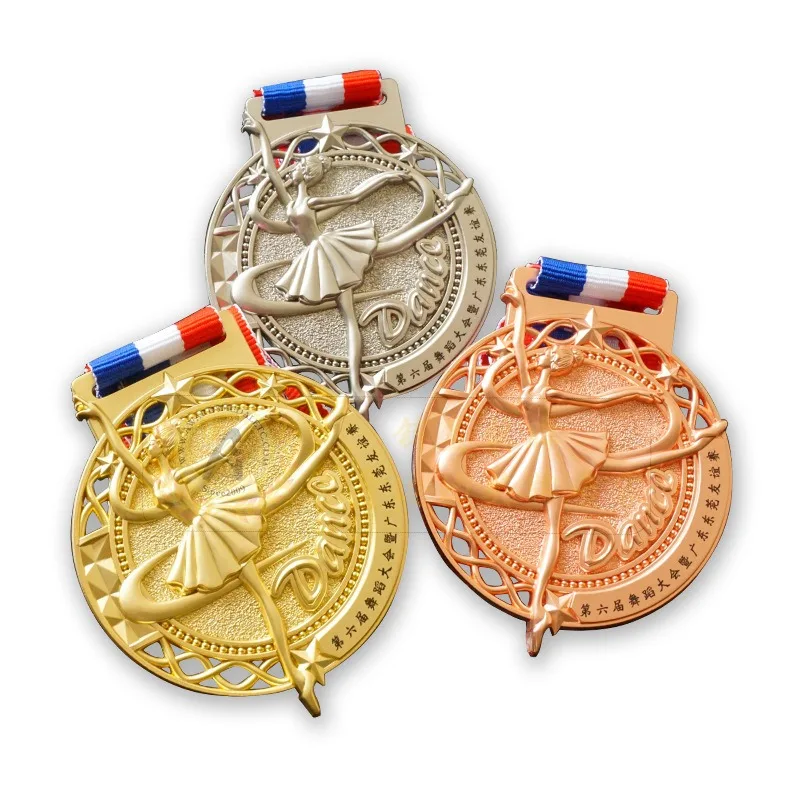 School Ballet Competition Metal Dance Medal, Indian Dance National Dance Competition Medal Gift