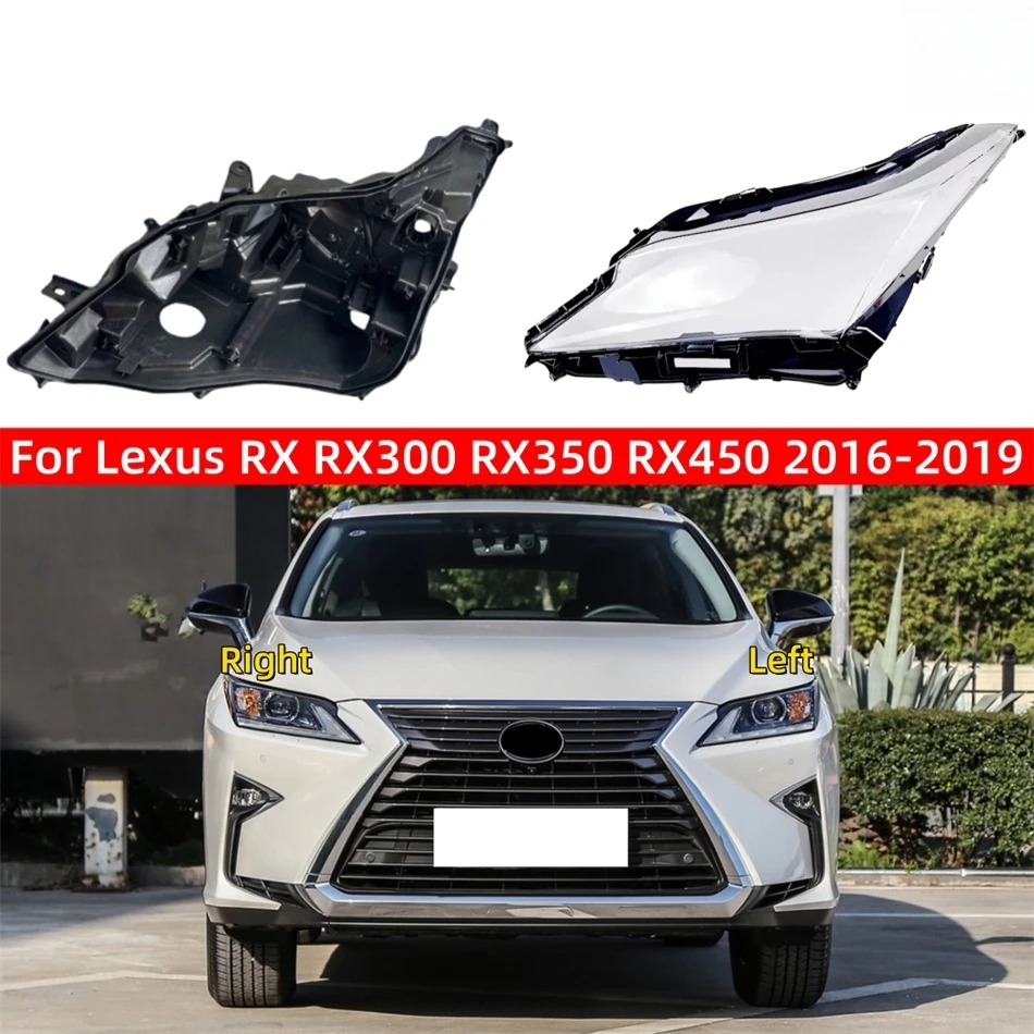 

For Lexus RX RX300 RX350 RX450 2016 2017 2018 2019 Car Interior Replacement Parts Headlight Lights Glass Headlights Black House