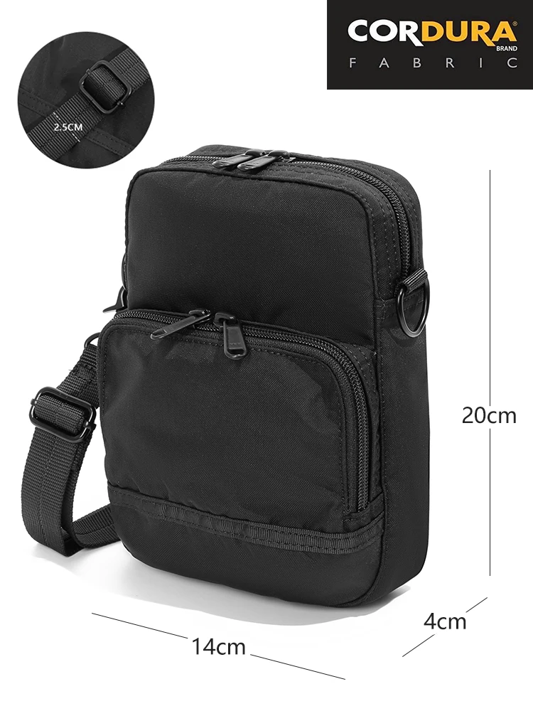 Casual Men Crossbody Bags Waterproof Japanese Style Sling Bag  Fashion Durable Small Shoulder Bag Student School Men Bag