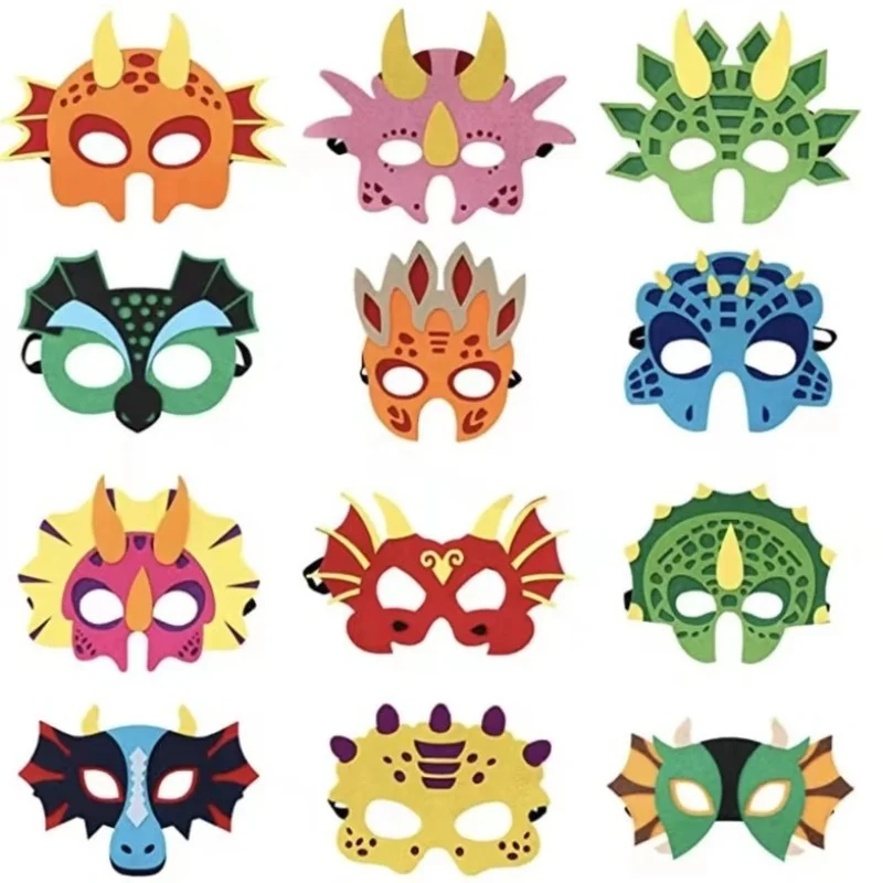 Dinosaur Birthday Party Favor Cake Topper Papa Circle Bracelet Glasses Masks Keychain Drawing Books Kids Birthday Party Supplies view 2