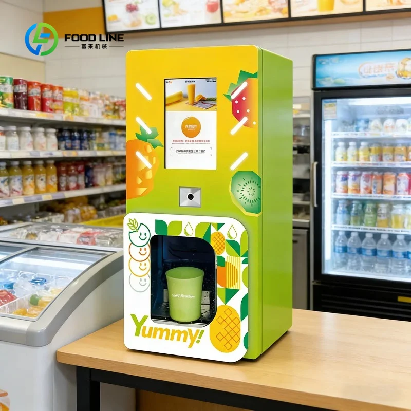 Customized Best Selling Slush Vending Machine Commercial Frozen Drink Machine Maker Smoothie Vending Machine