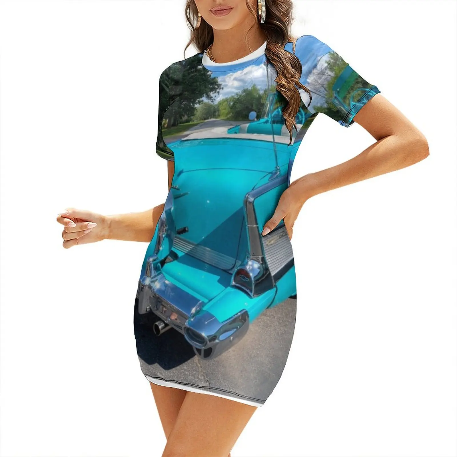 

She's Got Something Extra Short-Sleeved Dress women dresses women formal occasion dresses summer dress woman 2025 Dress