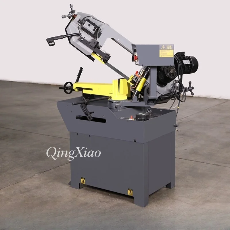 45 Degree Small Metal Angle Band Saw Guide Rail Cutting Machine  Aluminum Profile Steel Pipe Metal Raw Material Processing Tool