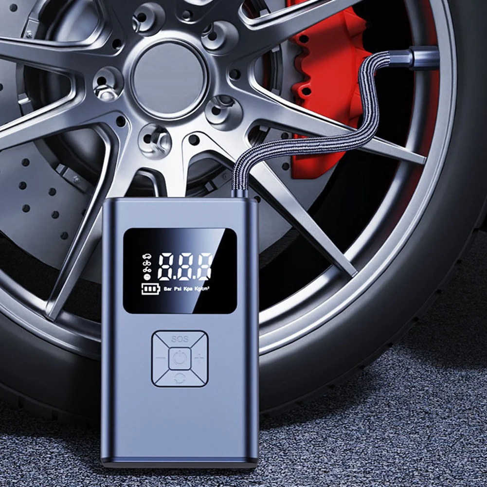 

150PSI Car Tire Inflator Portable Air Compressor Wired/Wireless 4000mAh Lithium Battery Digital Tire Pressure Gauge Air Pump