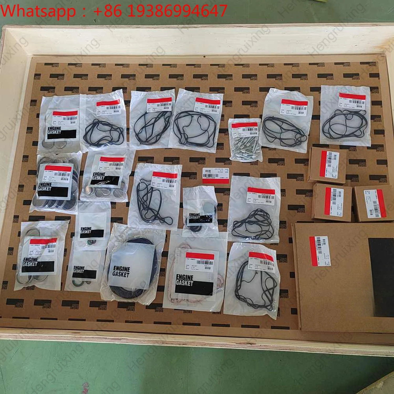 For All Accessories Shown in the Image - Diesel Machinery Engine Parts - Lower Block Gasket Set 4956003 Fit for Engine QSK60