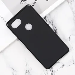 Black Soft Silicone Funda for Google Pixel 2 XL Case 6.0 Inch Soft TPU Good Quality Coque For Google Pixel 2XL Cover