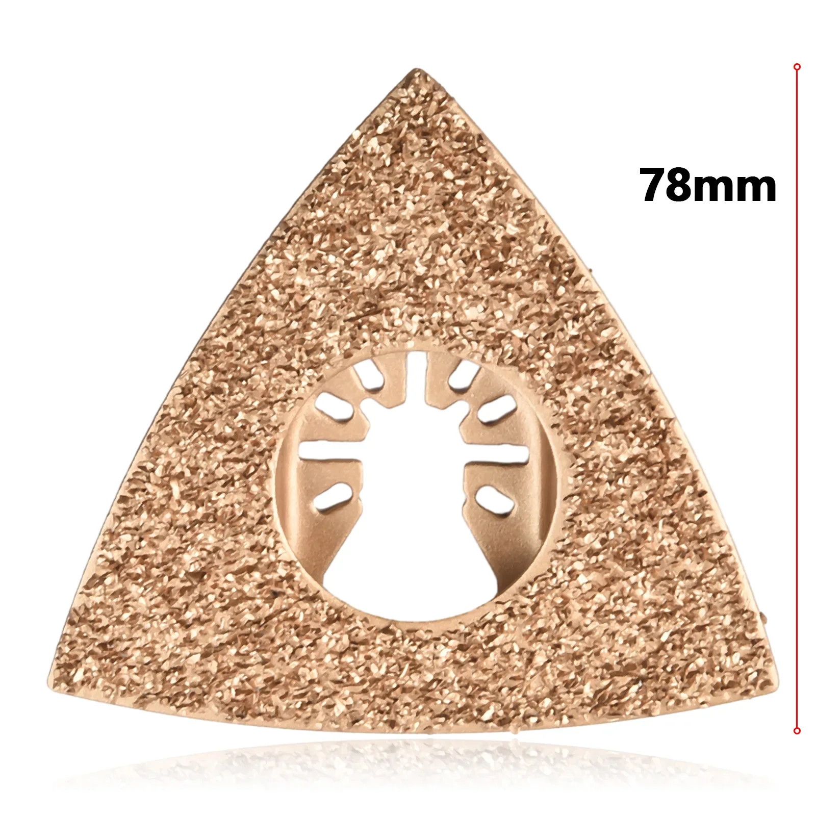 Oscillating Multitool Triangular Carbide  Saw Blades Professional Triangle Saw Blade Grit Rasp Blade  Grout Removal For Ceramic