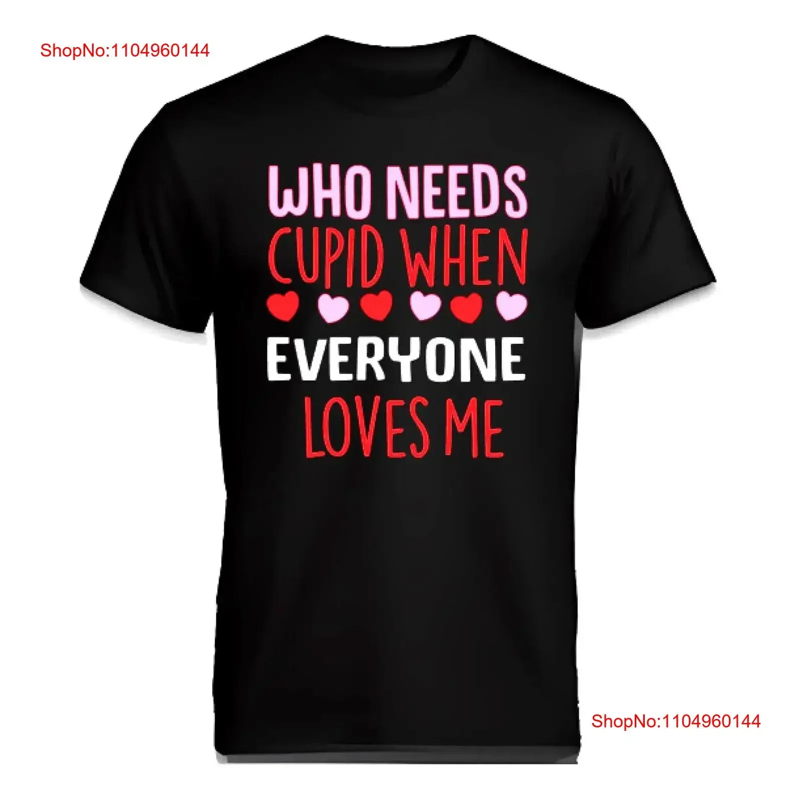 Camiseta del Día de San Valentín para mujer que necesita Cupido Black Tultex tamaño grande vintage lavado homme ropa de diseñador moda ligeramente