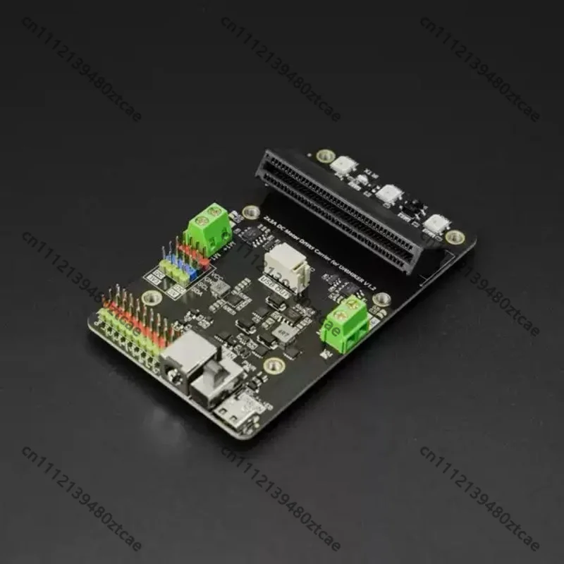 Board Dedicated for LattePanda M10, Two-way DC Gear Motor Control Accessory for Student Coding Robot Chassis Experiment