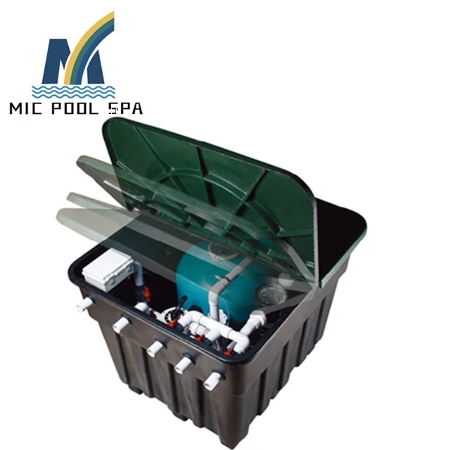 Swimming Pool Water Equipment Automatic Integrated Sand Filter For Outdoor Swimming Pool