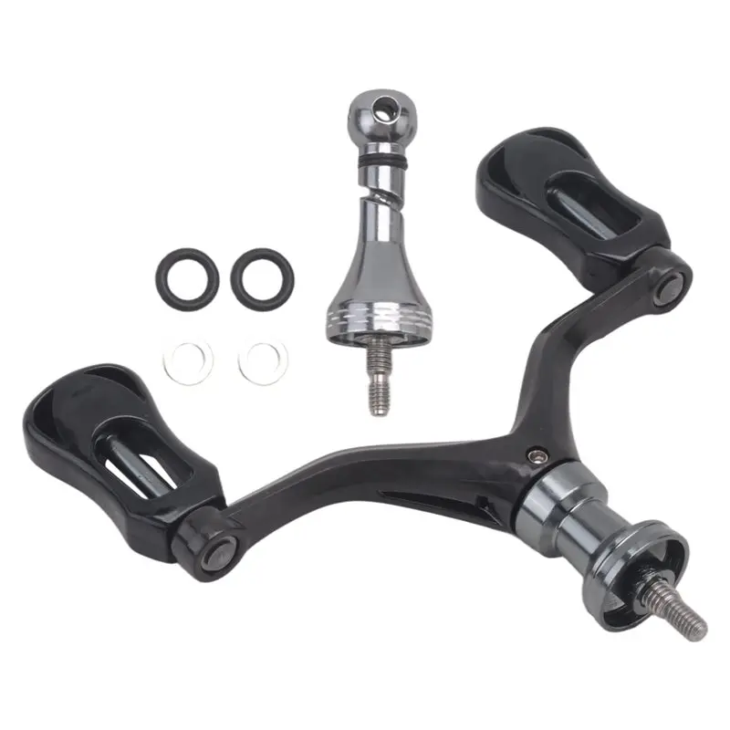 NALFI-Spinning Reel Replacement Double Handle Carbon Fishing Reel DIY Modified Fishing Tackle For KASTKING SEAKNIGHT
