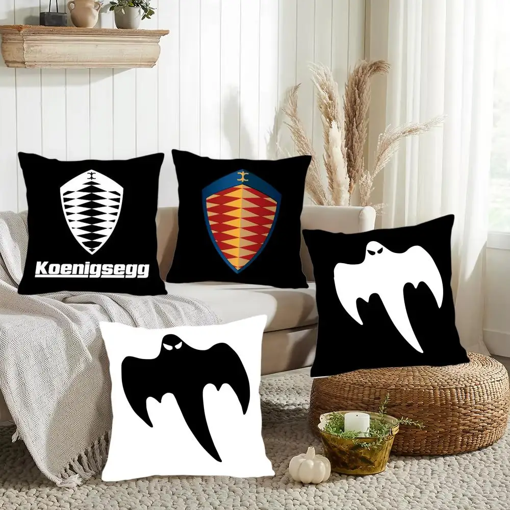 Famous K-Koenigsegg Cushion Cover Cooling Plush Cushion Cover Double-Sided Sofa Pillow Case Cozy Room Decor Gift