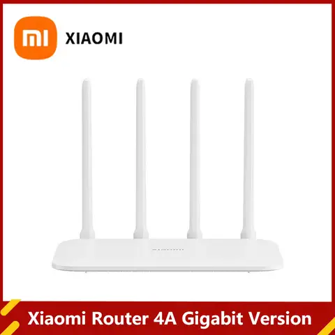 Xiaomi Router 4A Gigabit Version Network Ports 2.4/5 GHz 128MB Repeater External Signal Amplifier Mi Home APP Parental Control
