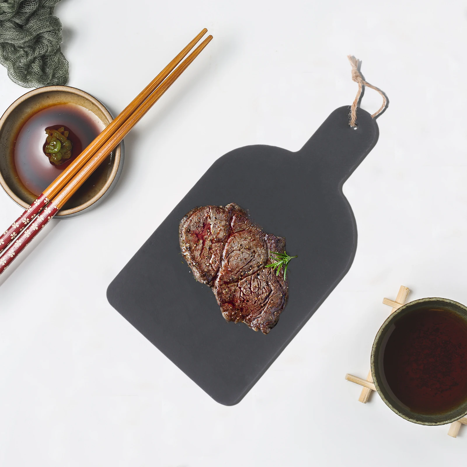 

Dinner Plate Serving Food Dish Creative Tray Storage Western Steak Kitchen Tableware Household Plates Multifunctional