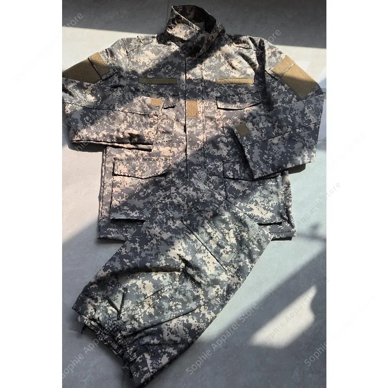 Maple Leaf Camo Tactical Militar Uniform Men Hunting Clothes Suit Bionic Camouflage Training Combat Gear Outdoor Workwear