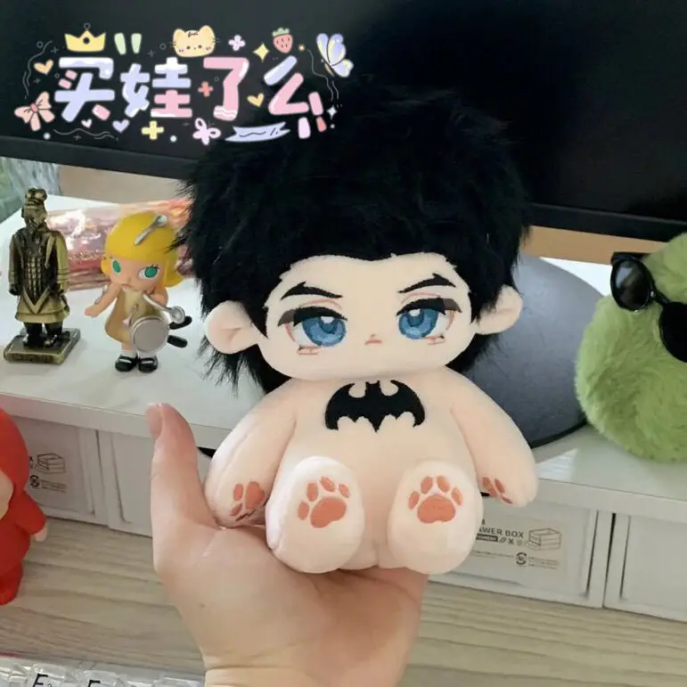 20CM Anime Gra Wayne Śliczna Bawełniana Lalka Dziewczyna Pluszowe Zabawki Uczeń Pluszowa Lalka Urocza Delikatność Futrzane Uszy Prezent Świąteczny Bez Atrybutów