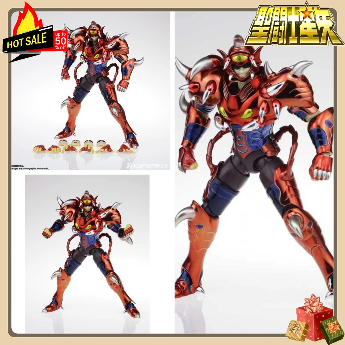 

24-hour shipping MST Saint Seiya Myth Cloth EX Cyclops Gigant Hades Army Surplice Specters Action Figure Knights of Zodiac Toy