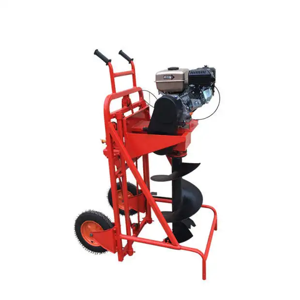 

4 stroke 65cc manual rotary soil ground earth auger post hole digger machine Earth Auger digger machine