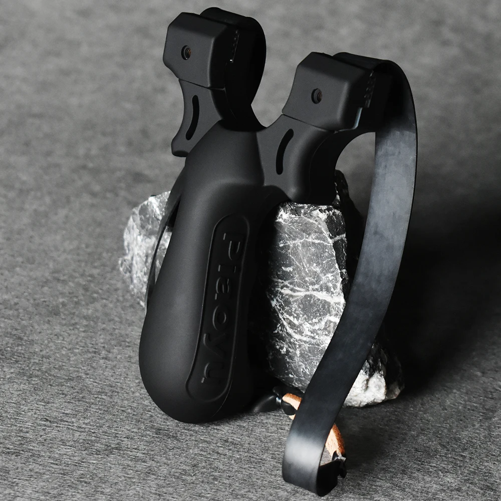 

Upgraded Black Resin Slingshot Hunting Slingshot Enlarged and Widened Sling Strong and Durable Lightweight Shooting Slingshot