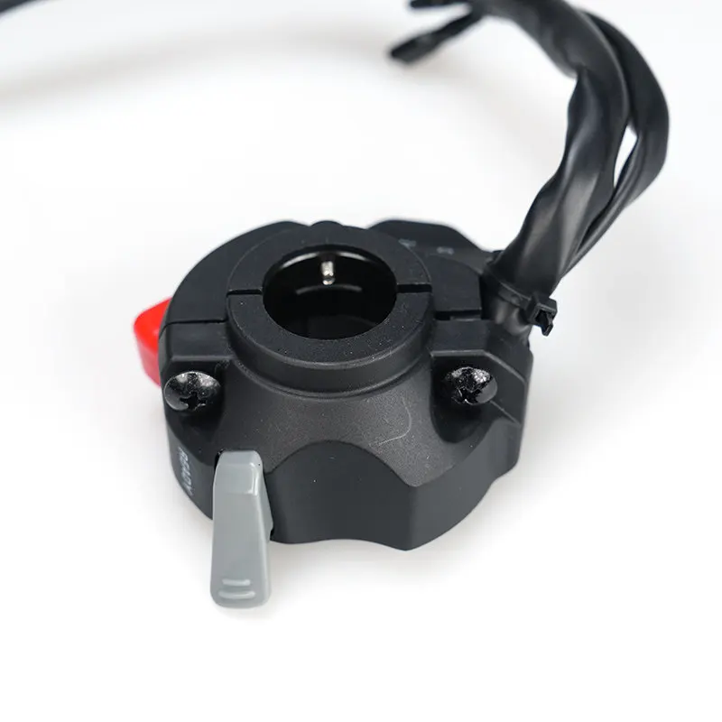Motorcycle Handlebar Control Switch Assembly Start Stop Button Harness Replacement Modification Accessory