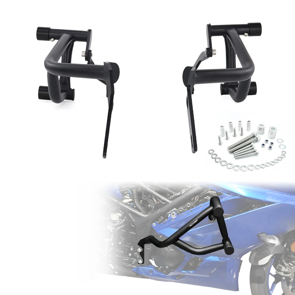 

For Yamaha YZF-R3 2019 2020 2021 2022 2023 2024 Motorcycle Stunt Crash Cage Engine Guard Highway Bars Bumper Protector Race Rail