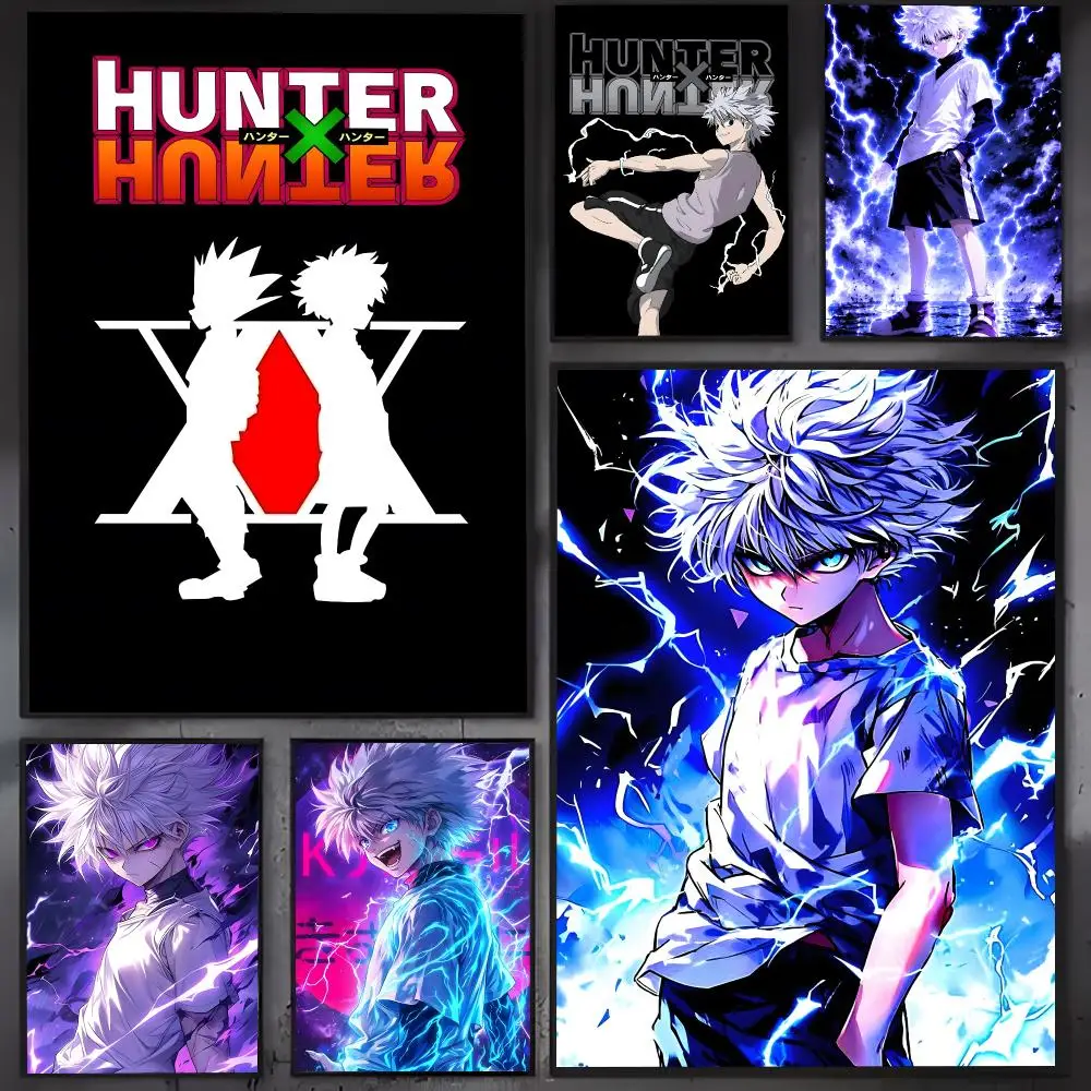 Anime Killua Poster PC Hot Poster Art HD Canvas AAA Advanced Aesthetic Printing Paper Wall Art For Living Room Home Decor