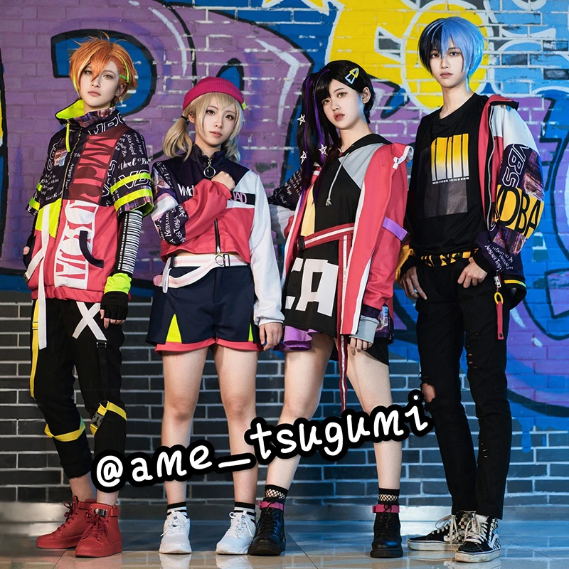 

Shiraishi An/Azusawa Kohane/Aoyagi Toya Cosplay Costume for Halloween Christmas Role Playing Party Comic Exhibition Game PJSK