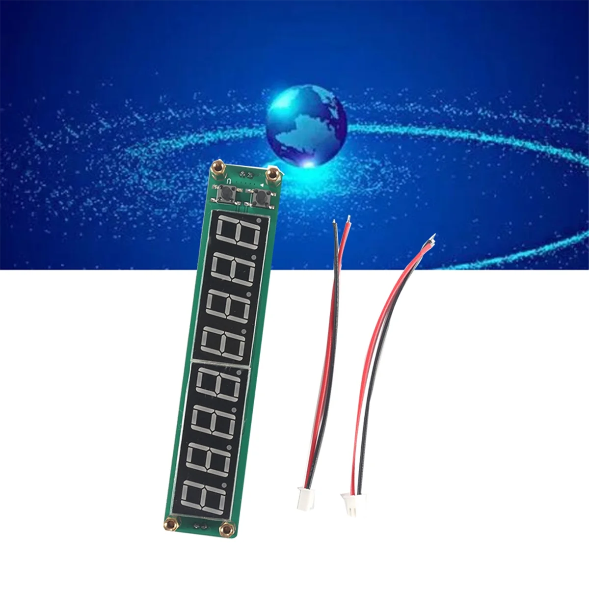 Modulo misuratore di frequenza PLJ-8LED-R Misurazione display frequenza Modulo componente display frequenza 0,1 MHz-2400 MHz,A