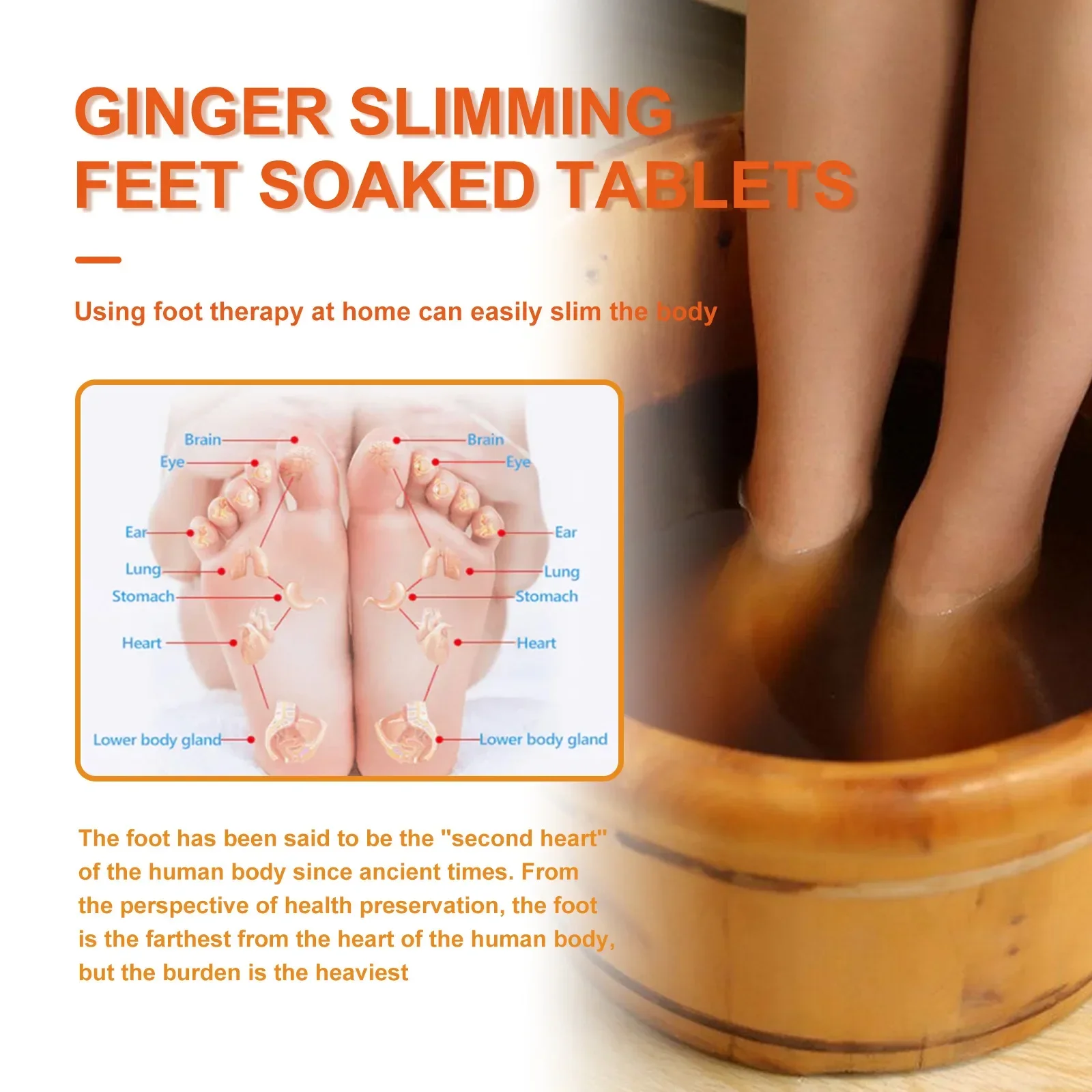 Ванна Для Ног Slimming Foot Soak Tablets Voetenbad South Moon Gingerly Foot Bath Powder Leg Slimming Foot Bath