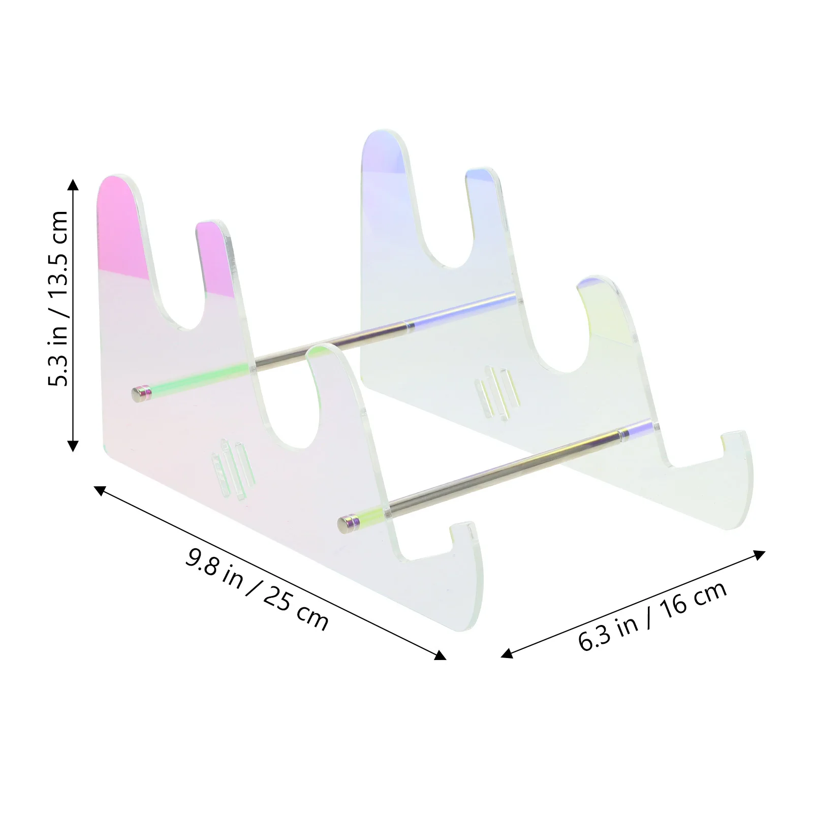3 الطبقة حامل لوحة المفاتيح الاكريليك لوحة المفاتيح الميكانيكية حامل عرض منظم سطح المكتب تخزين ملحق الاكريليك مكتب الملحقات