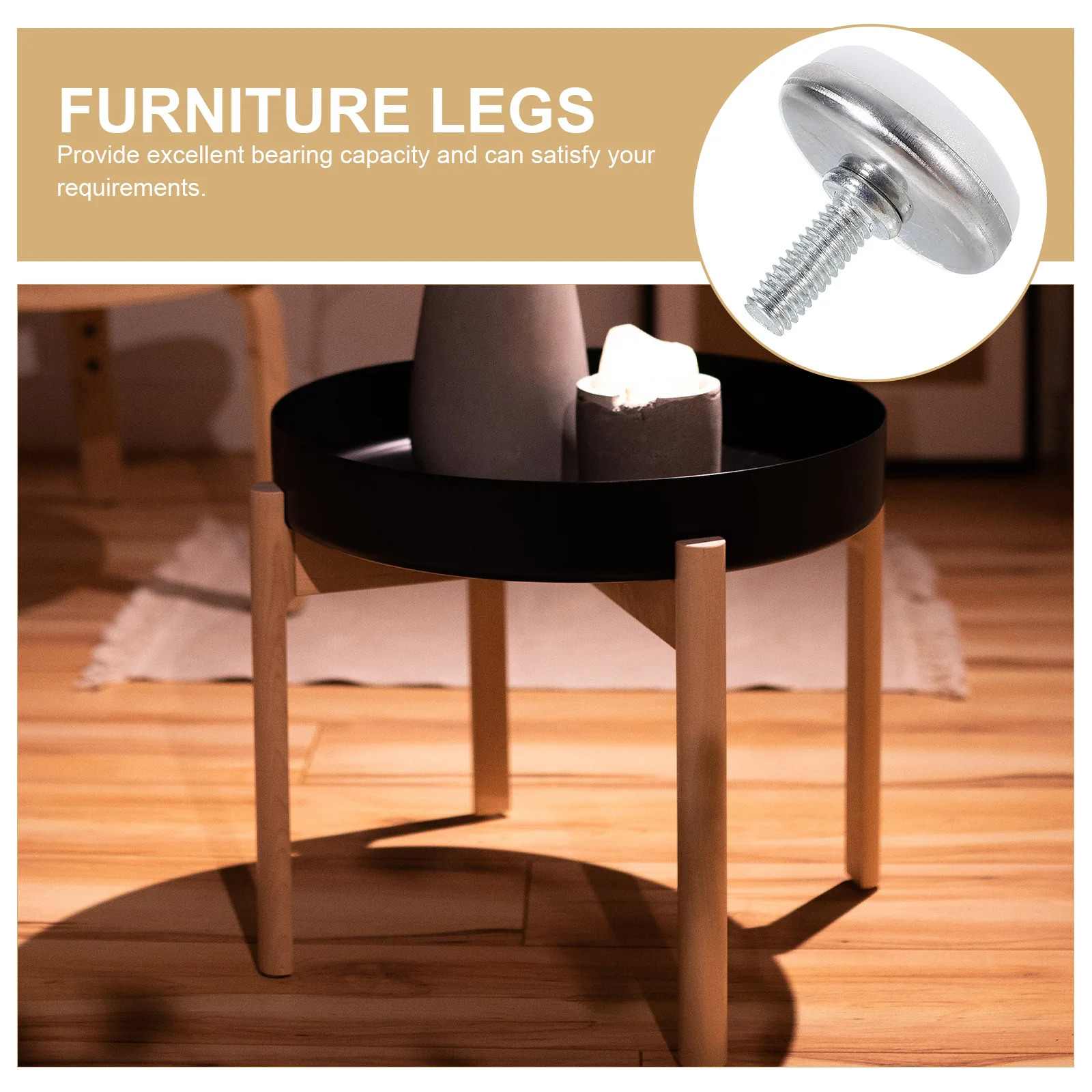 

10Pcs Metal Furniture Legs Adjustable Table Sofa Bed Chair Cabinet Replacement Levelers Feet Furniture Legs Showcase Feet