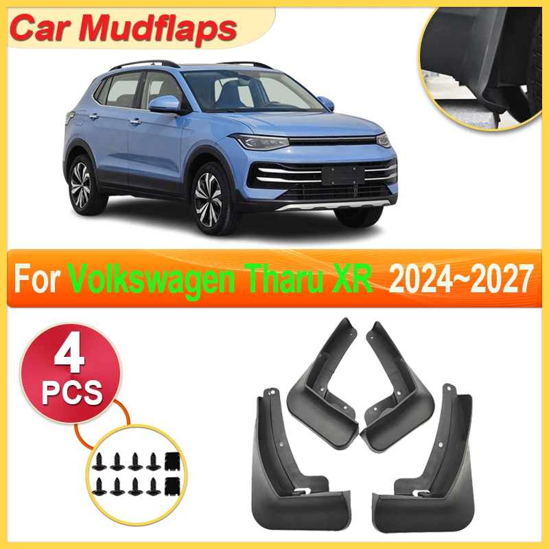 

For Volkswagen VW Tharu XR 2025 Accessories 2024~2027 Car Mudguard Part Mudflap Splash Fender Flare Cover Guard Auto Mud Protect